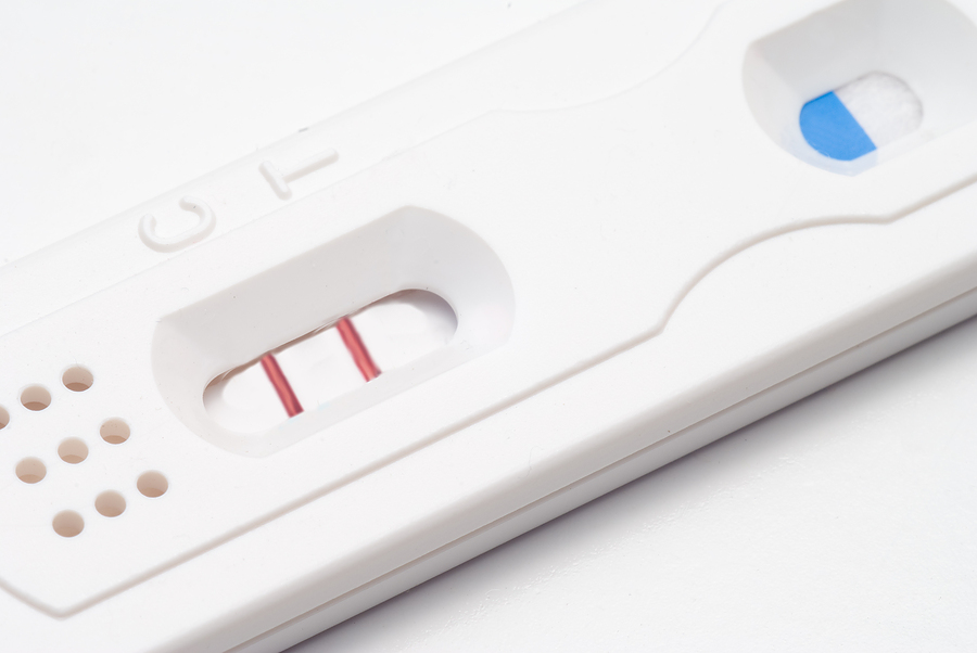 Positive pregnancy test result